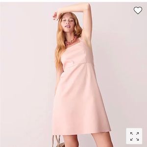 J Crew Squareneck A-line dress, Mauve Blush, nwt, size 20